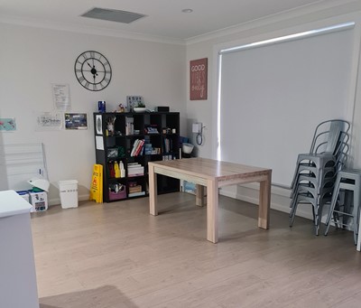 Accessible common area in Lifestyle Solutions Supported Independent Living property in Albion Park Rail, NSW